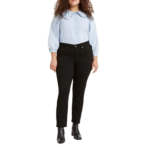 Limitiertes Angebot: Levi's Damen Straight Classic Straight, Soft Black, 29W / 28L von 48.44 EUR auf 34.80 EUR (Spare 28%)