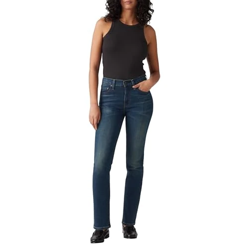 Offre limitée : Levi's Jean Droit Taille Haute 724 pour Femme, Miles Apart, 24W / 28L de 62.93 € à 62.93 € (0.00% de remise)