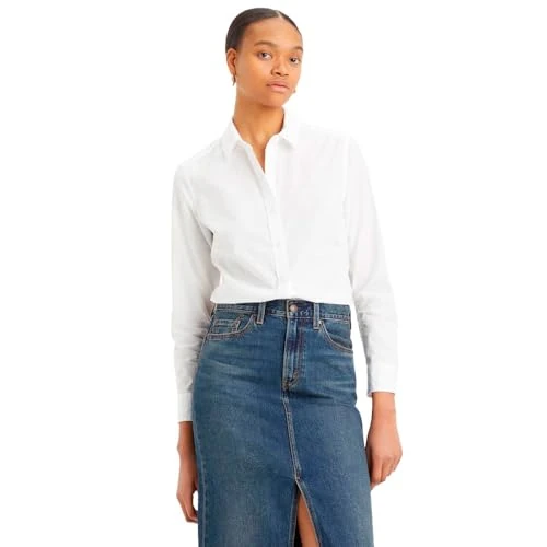 Offerta a tempo: Levi's The Classic BW Shirt Bright White_VM, Bright White_VM, L - 23% da 53.34 € a 41.30 €