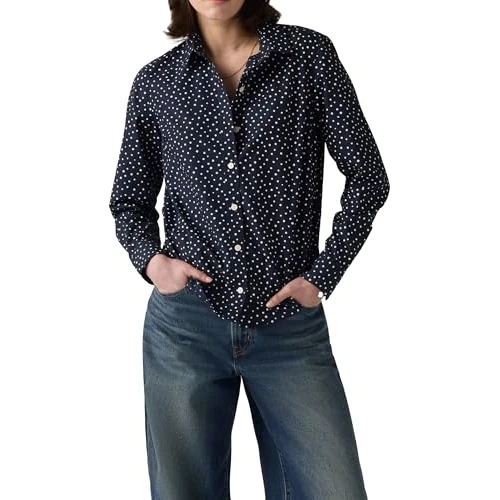 Limited-time offer: Levi's Women's Classic Fit Shirt, Marlo Dot_v2 Night S, XS from 35.07 GBP to 35.07 GBP (save 0%)