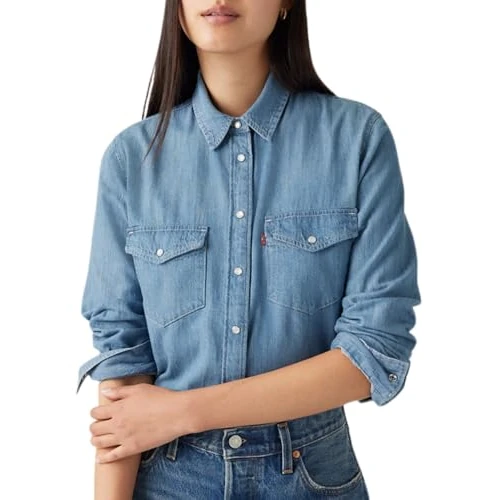 Offerta a tempo: Levi's Camicia da Donna Iconic Western, Play Break, L - 32% da 85.00 € a 57.48 €