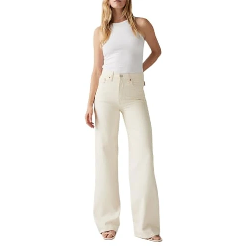 Oferta limitada: Levi's Ribcage Wide Leg Vaqueros, Barely Freezing, 31W / 30L para Mujer de 130.00 € a 97.50 € (ahorro 25%)