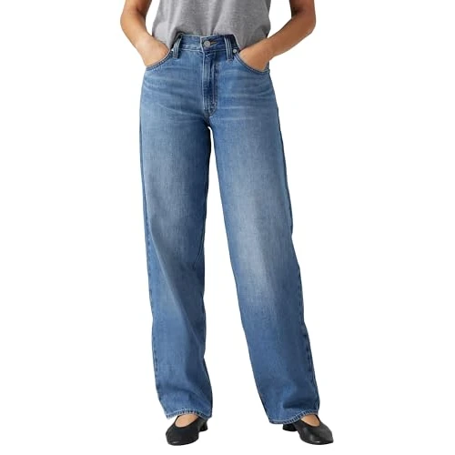 Offerta a tempo: Levi's Baggy Dad, Jeans Donna, Heavy Check, 26W / 34L - 24% da 120.00 € a 91.30 €