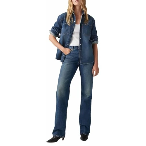 Offerta a tempo: Levi's Jeans da Donna 501 90, Flash Full, 24W x 30L - 0.00% da 140.00 € a 140.00 €