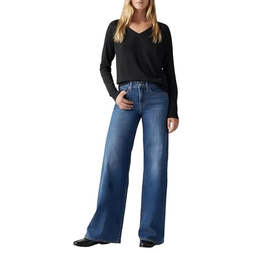 Begrenztes Angebot: Levi's Damen 318 Shaping Wide Leg Jeans von 79.96 EUR auf 79.96 EUR (Rabatt 0%)