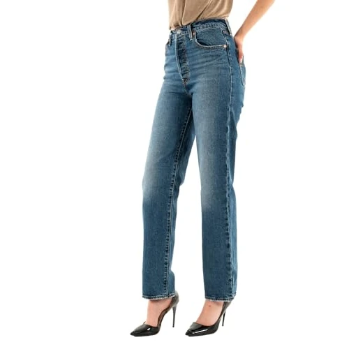 Tijdelijke aanbieding: Levi's dames Jeans Ribcage Straight Ankle, My Honor No Dx, 27W / 27L van 129.95 € naar 129.95 € (0.00% korting)