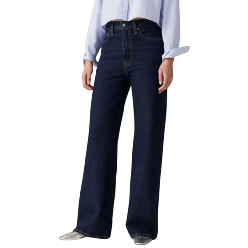 Levi's Ribcage Wide Leg Jeans Femme, Shaded View, 32W / 32L