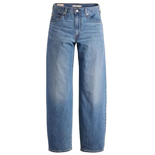 Offerta a tempo: Levi's Baggy Dad, Jeans Donna, Heavy Check, 24W / 34L - 63% da 120.00 € a 44.25 €