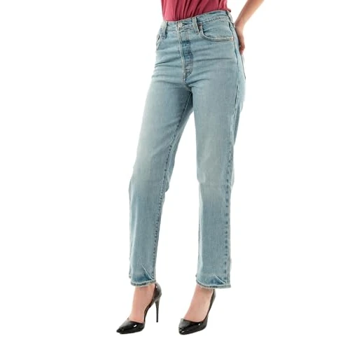 Levi's Jean Droit Ribcage pour Femme, Partageons, 26W x 27L