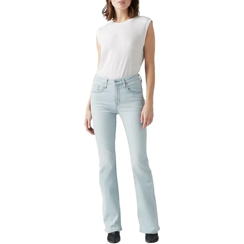 Levi's Dames 726 High Rise Flare Jeans, Flip Through, 29W / 30L