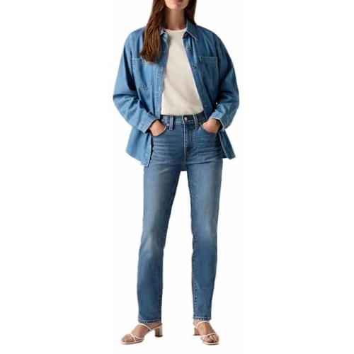Offerta a tempo: Levi's 724 High Rise Straight, Jeans Donna, Kick Start, 25W / 30L - 0.00% da 74.90 € a 74.90 €