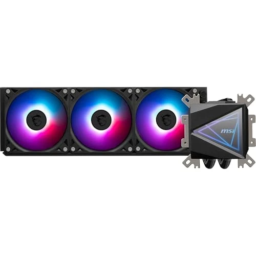 Offre limitée : MSI MAG CORELIQUID I360 Watercooling AIO - Large plaque froide en cuivre, ARGB sur tête de bloc et ventilateurs LDB, waterblock à double chambre, radiateur Split-Flow, compatible Intel & AMD de 140.49 EUR à 99.75 EUR (remise 29%)