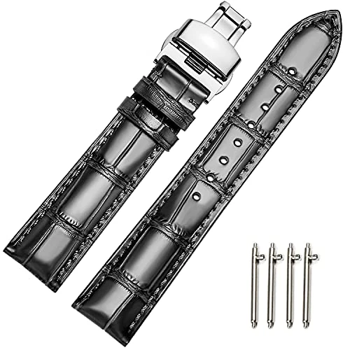Offre limitee: MUENShop Bracelet Cuir 18mm 19mm 20mm 21mm 22mm 23mm 24mm Fixation Rapide Watch Bracelet de Remplacement Cuir de 17.99 EUR a 17.99 EUR (economie 0%)