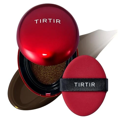 Zeitlich begrenztes Angebot: TIRTIR Mask Fit Red Cushion Foundation | Volle Deckkraft, Leicht & Hautnah, Satin Glow Finish | Koreanisches Cushion Make-up, Tattoo-Abdeckung, Aufbauend (0,63 Fl Oz), 55N Espresso von 25.00 € auf 15.99 € (36% Rabatt)