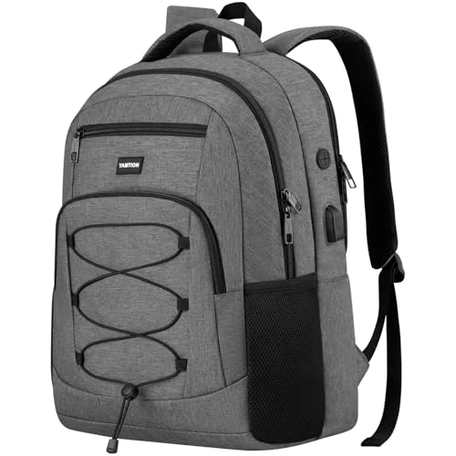 YAMTION Plecak szkolny, 17,3 cala, tornistry szkolne, plecak na komputer uczelnia liceum, dla mężczyzn, kobiet, nastolatków, chłopców