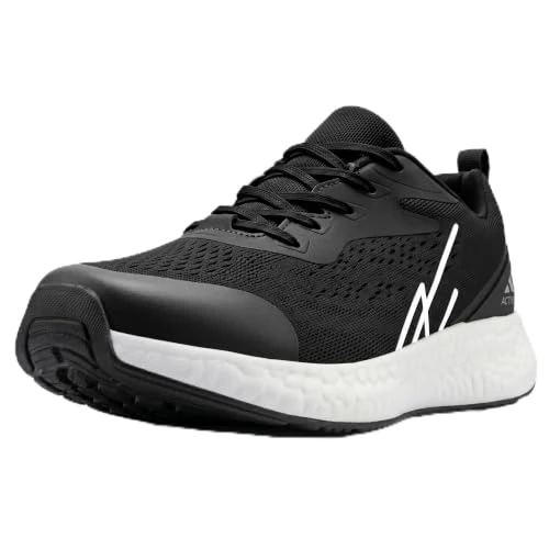 Limited-time offer: NY Threads Mens Running Shoes for Training Sports Shoes, 9, Black/White | Running shoes for men, lightweight trainers, sports shoes for men, comfortable running shoes from 19.99 £ to 19.99 £ (save 0.00%)