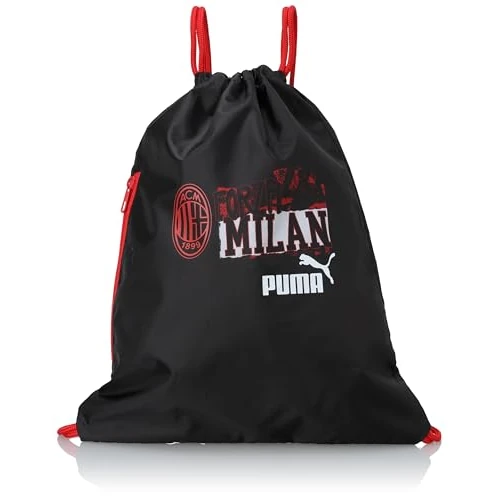 A.C. Milan - Torba ftblNRGY, torba na siłownię z logo, torba sportowa, oficjalny produkt, czarny, 17 l