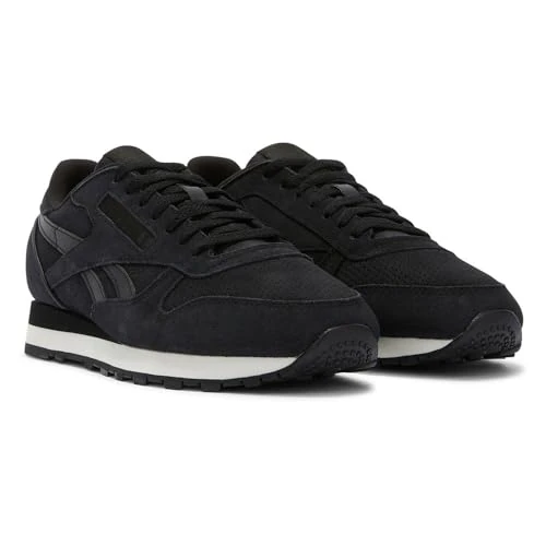 Offerta a tempo: Reebok Classic Leather, Scarpe da Ginnastica Unisex - Adulto, Black Washed Black White, 36.5 EU - 0.00% da 53.95 € a 53.95 €