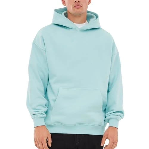 Oferta limitada: Johnny Urban Sudadera Hombres & Mujeres Azul - Cody - Sudaderas con Capucha - Basic Oversized Hoodie - Unisex Sweatshirt de Tejido Grueso - Relaxed Hooded Sweater de 59.95 EUR a 41.96 EUR (ahorro 30%)
