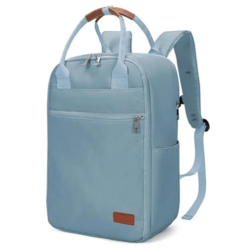 Hayayu Reisrugzak vliegtuig, handbagage voor cabinetas, stoel rugzak met anti-diefstaltas, Zee Blauw, 40x20x27