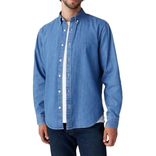 Offerta a tempo: Levi's Levis A7210-0025 - Top da Uomo, Woodrow Mid Wash, M - 54% da 75.00 € a 34.45 €