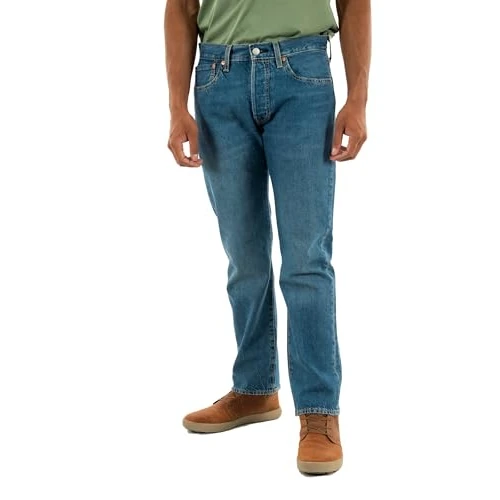 Offerta a tempo: Levi's Uomo 501 Original Fit Jeans, Window Pane LTWT, 30W / 32L - 40% da 110.00 € a 65.99 €