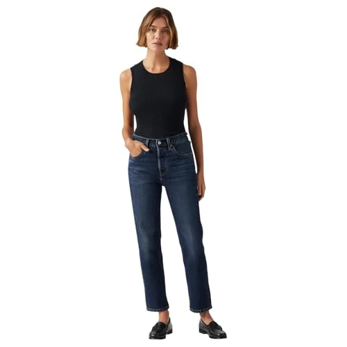 Zeitlich begrenztes Angebot: Levi's Damen Jeanshose 501 Crop High Rise, Straight Fit, Blau (Apply Now), W29/L28 von 94.49 € auf 94.49 € (0.00% Rabatt)