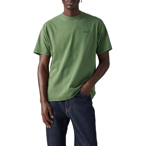 Levi's Hombre Red Tab Vintage tee, Camiseta, Garment Dye Vineyard Green Jersey, XS