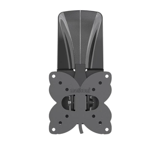 Offerta a tempo: Meliconi Slimstyle Plus 100 ST, Supporto TV a Parete, Adatto anche per Cartongesso, con Inclinazione e Rotazione, per TV da 14" a 32", Vesa 50-75-100, Prodotto in Italia - 29% da 26.99 € a 19.17 €