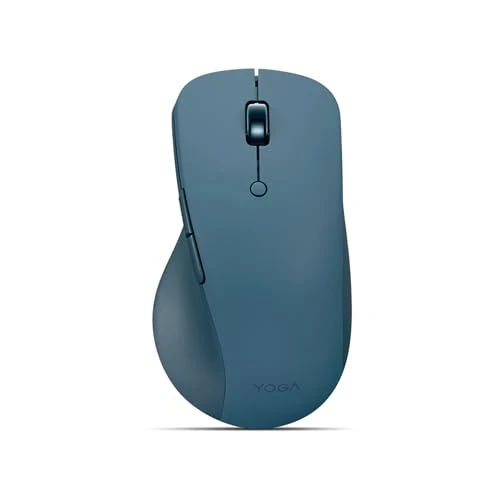 Offerta a tempo: Lenovo Yoga Pro Mouse - Mouse Bluetooth Ricaricabile, Design Ergonomico per Destrimani, DPI Regolabile fino a 4000, Clic Silenziosi, Autonomia fino a 3 Mesi, per PC/Laptop/Windows/macOs - Tidal Teal - 50% da 39.99 € a 19.99 €