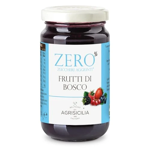 Offerta a tempo: Agrisicilia Zero Zuccheri Confettura Frutti di Bosco Rossi 240g - 36% da 4.69 € a 2.99 €
