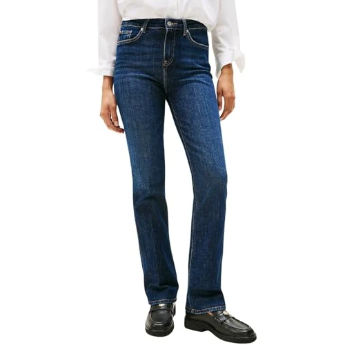 Begrenztes Angebot: Tommy Hilfiger Damen Jeans Hose Bootcut Fit von 100.00 EUR auf 69.00 EUR (Rabatt 31%)