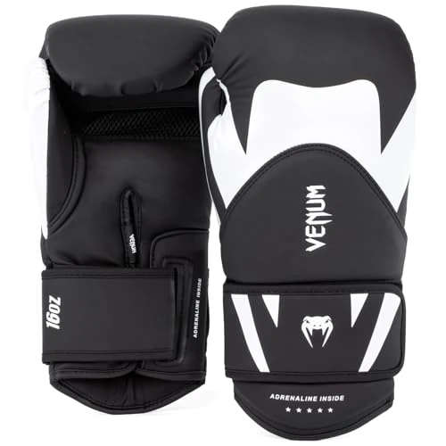 Venum Challenger 4.0 Gants de Boxe - Noir/Blanc - 14 Oz