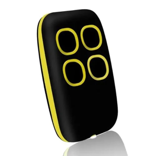 Offerta a tempo: Telecomando Cancello Universali 4 in 1, Telecomando Rolling Code universale multifrequenza da 280 a 868mhz. Radiocomando Cancello programmabile Versione aggiornata con Lista compatibilità (Giallo) - 52% da 24.99 € a 12.10 €