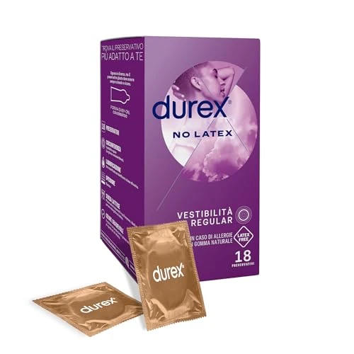 Offerta a tempo: Durex No Latex, Preservativi Senza Lattice — 30% da 19,99 € a 13,93 €