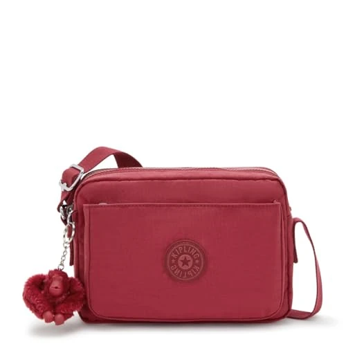 Offerta a tempo: Kipling ABANU M, Tracolla media, 9 x 80 x 38 cm, Funky Red (ROSSO) - 40% da 93.00 € a 55.95 €