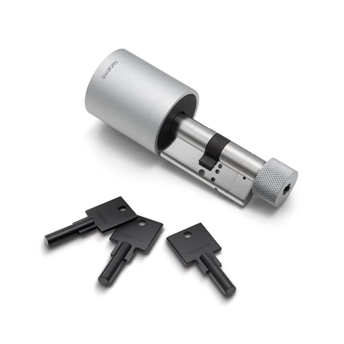 Oferta limitada: Netatmo Doorlock, Cerradura y Llaves Inteligentes, Acceso con Smartphone o Llave NFC segura, Compartir acceso con invitados, Cilindro europeo universal conectado EN15684, Bluetooth BLE cifrado, NDL-EC de 379.99 € a 245.00 € (ahorro 36%)