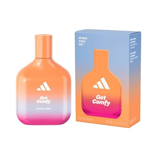 Offre limitée : adidas Eau de Parfum unisexe Vibes Get Comfy, parfum longue tenue - Vanille et Mandarine - 100 ml de 19.99 EUR à 15.52 EUR (remise 22%)