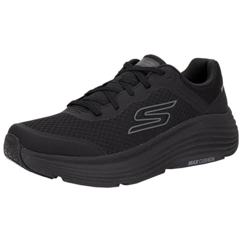 Offerta a tempo: Skechers Max Cushioning Endeavour Sneaker Uomo, Tessuto Sintetico Nero, 48.5 EU - 20% da 79.95 € a 63.96 €