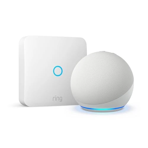 Offerta a tempo: Ring Intercom + Echo Dot (Ultimo modello), Bianco ghiaccio, apri il portone con la voce tramite Echo Dot, con Accesso Anticipato ad Alexa+ - 64% da 144.98 € a 51.99 €