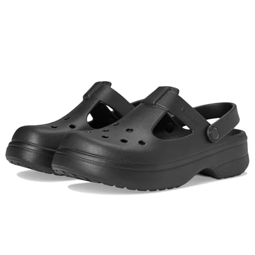 Offerta a tempo: Crocs Classic Mary Jane Clog K, Zoccoli Unisex - Bambini e Ragazzi, Nero, 32/33 EU - 0.00% da 54.90 € a 54.90 €