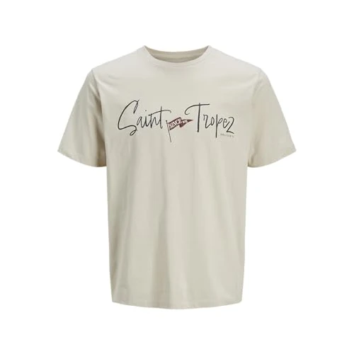 Offerta a tempo: JJ REBEL Jrebpreppy Tee SS Crew Neck, Raggio di Luna, XS - 25% da 8.37 € a 6.28 €