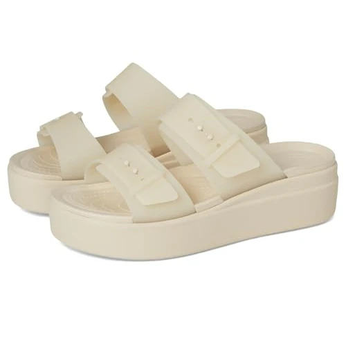 Limited offer: Crocs Women's Brooklyn Buckle Low Wedges from 59.78 EUR to 35.87 EUR (save 40%)