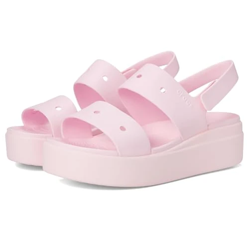 Crocs Brooklyn 4u, Sandalias Mujer, Leche Rosa, 38/39 EU