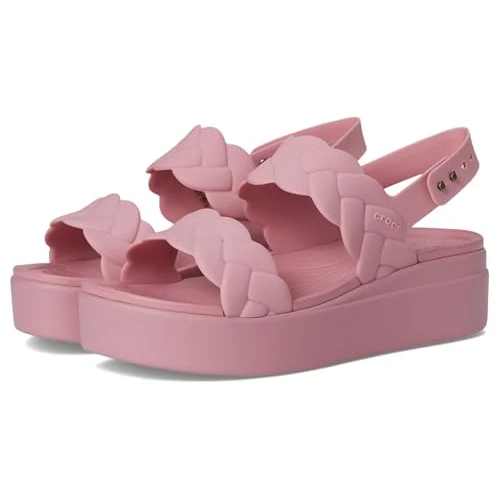 Offerta a tempo: Crocs Brooklyn Woven Upper LW, Sandali Donna, Rosette, 39/40 EU - 33% da 59.99 € a 40.00 €