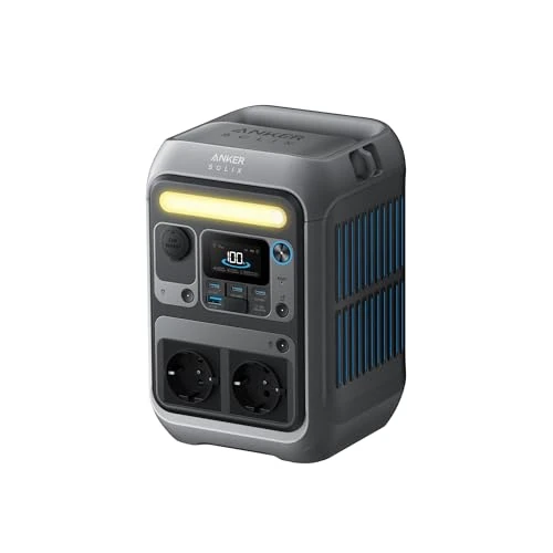 Oferta limitada: Anker SOLIX C300 Portable Power Station, batería LiFePO4 de 288 Wh, generador solar de 300 W (sobrecarga de 600 W), carga rápida de 140 W, acampar, viajar y emergencias (panel solar opcional) de 269.99 € a 219.99 € (ahorro 19%)