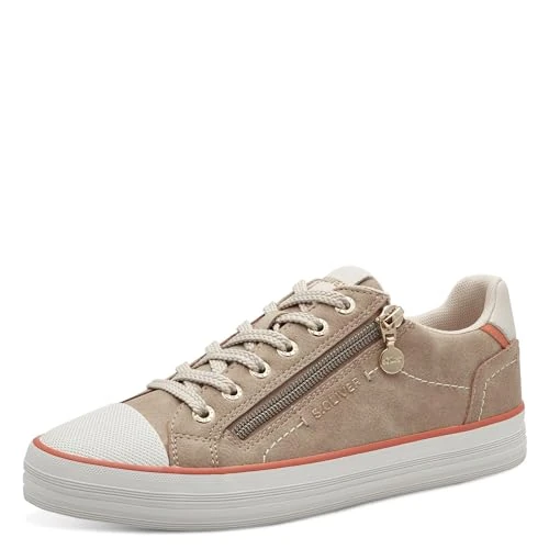 Limited-time offer: s.Oliver Women's Low-Top Sneakers, Light Taupe, 5 from $110.92 to $110.92 (save 0.0%)