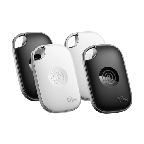 Oferta limitada: Tile by Life360 Pro (2024) -Localizador Bluetooth Potente, localizador de Llaves y localizador de Objetos para Llaves, Bolsos y Mucho más. Localizador de teléfonos. Paquete de 4 (Negro/Blanco) de 119.99 EUR a 69.99 EUR (ahorro 42%)