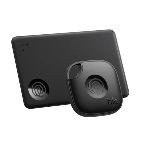 Limitiertes Angebot: Tile by Life360 Starter Pack - Bluetooth-Tracker und Gegenstandfinder für Schlüssel, Geldbörsen und mehr. iOS- & Android-kompatibel. Handy-Finder. 2er-Pack (Schwarz Mate/Slim) von 59.99 EUR auf 35.99 EUR (Spare 40%)
