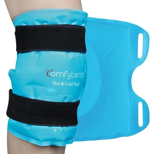 Offerta a tempo: Comfytemp Tasca di Ghiaccio Ginocchio Riutilizzabile, Terapia Caldo e Freddo per Chirurgia Sostituzione del Ginocchio, Alleviare il Dolore, Gonfiore, Distorsioni, Lividi - 10% da 21.99 € a 19.85 €